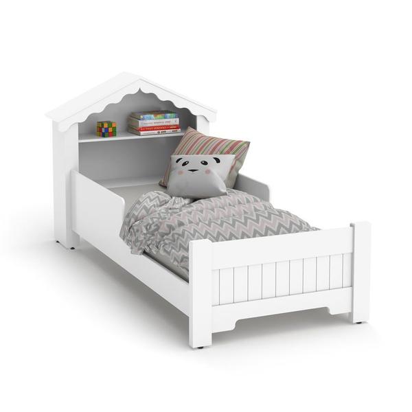 Imagem de Mini Cama Infantil Casinha Princesa Branco Ofertamo Quarto Branco