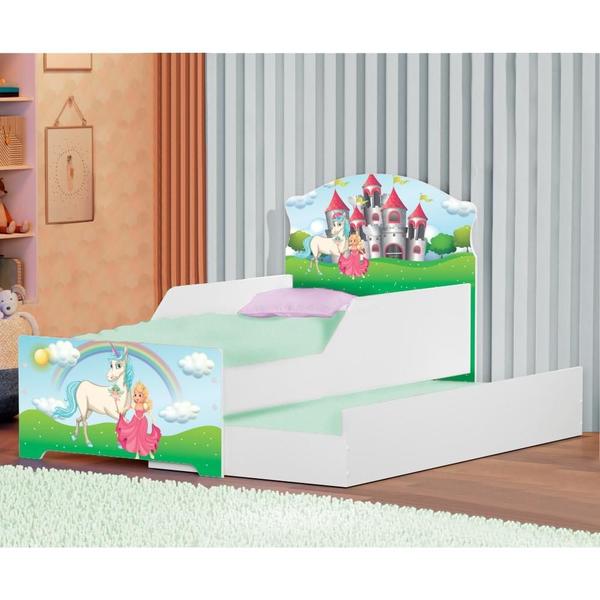 Imagem de Mini Cama Infantil com Auxiliar Pop Reino da Princesa