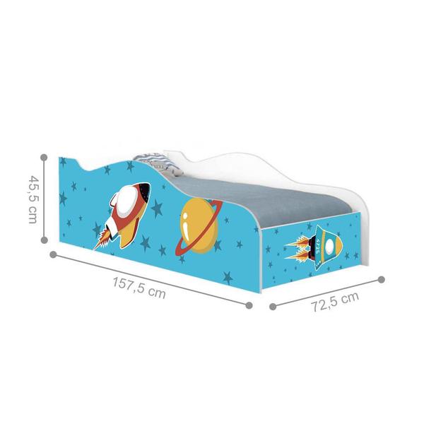 Imagem de Mini Cama Like Foguete Infantil Com Colchão