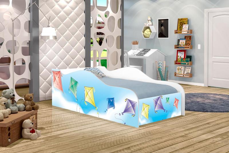 Mini Cama Like Pipa no Céu Infantil Com Colchão - Mais de Casa Imagem de Mini Cama Like Pipa no Céu Infantil Com Colchão