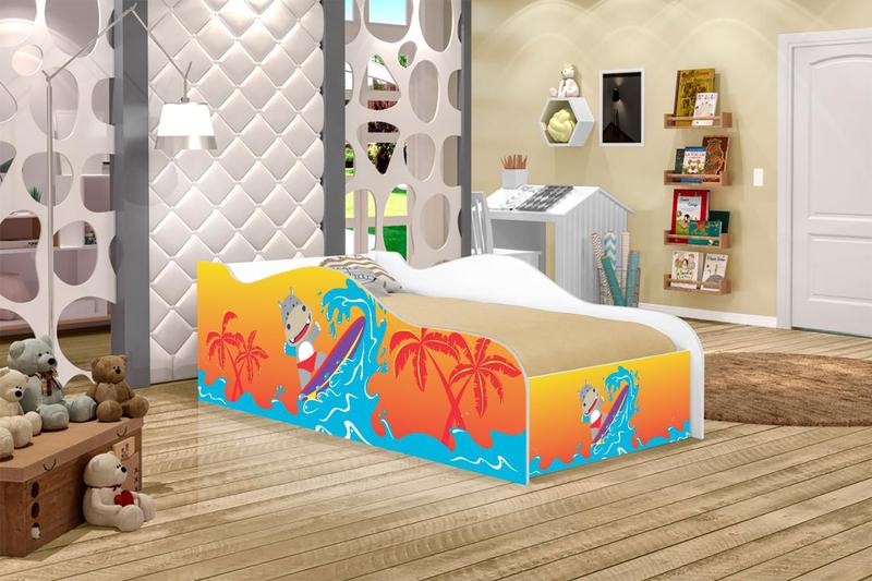 Imagem de Mini Cama Like Surfistinha Infantil Com Colchão