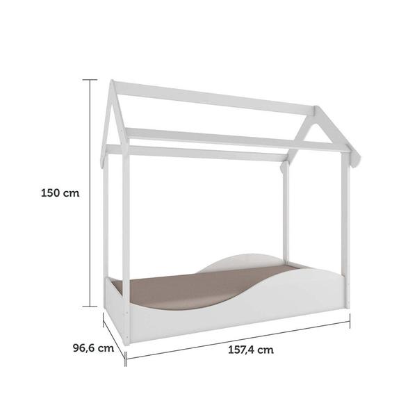 Imagem de Mini Cama Montessoriana MDF Uli Móveis Peroba