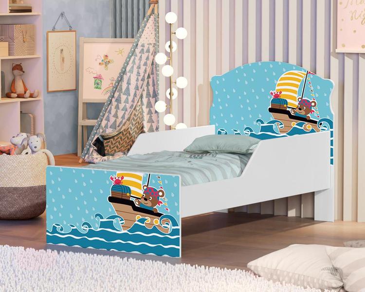 Imagem de Mini Cama Ursinhos Pirata Com Colchão