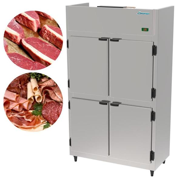 Imagem de Mini Câmara Comercial 4 Portas Refrigerador Inox Kofisa 765 Litros KMCP75 Frost Free