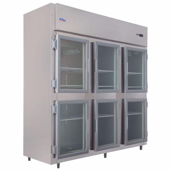 Mini Câmara Comercial 6 Portas de Vidro RF068 Frilux Imagem de Mini Câmara Comercial 6 Portas de Vidro RF068 Frilux