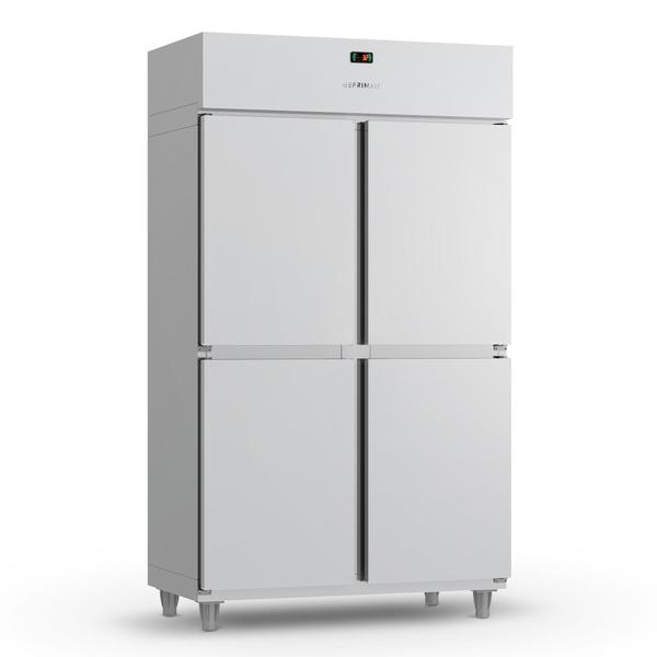 Imagem de Mini Câmara Refrigerados Refrimate Inox 4 Portas 220V MCR4P