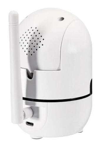 Mini Câmera Babá Wifi HD Branca de Alta Definição - IP Câmera BABA Imagem de Mini Câmera Babá Wifi HD Branca de Alta Definição