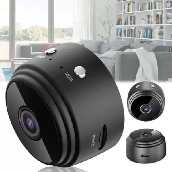 Mini Câmera com visão noturna Wifi Espiã 1080P Sem FioA9 - WCAN Imagem de Mini Câmera com visão noturna Wifi Espiã 1080P Sem FioA9