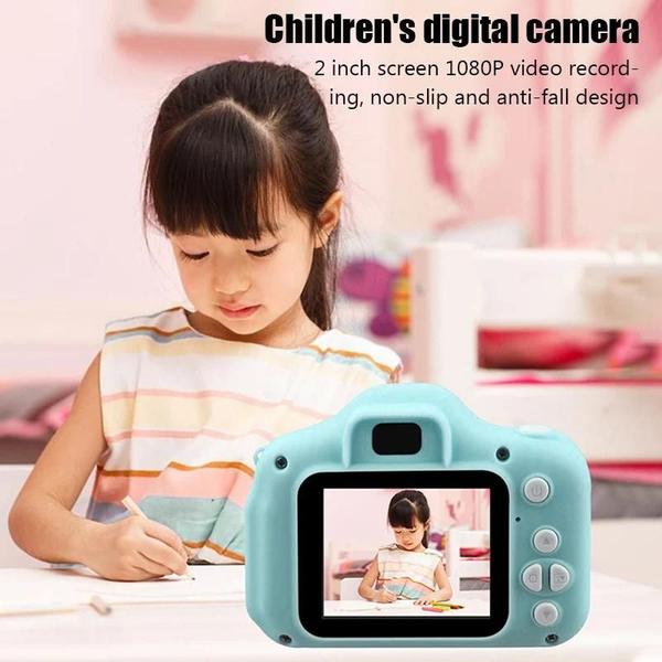 Imagem de Mini Câmera Digital A X200 - Foto e Vídeo - Infantil  - Azul