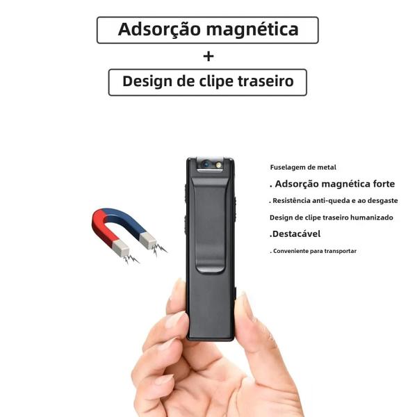 Imagem de Mini Câmera Digital HD Vandion - Detecção de Movimento, Gravação em Loop e Lanterna