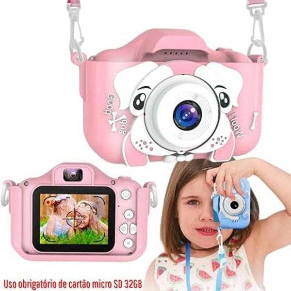 Imagem de Mini Câmera Digital Infantil Desenhos Animados 1080 P Câmera