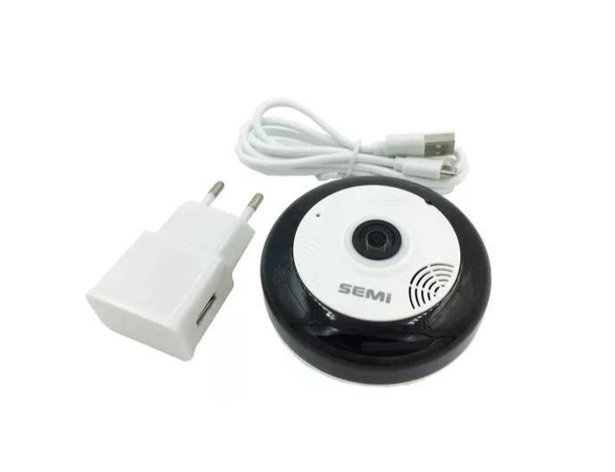 Imagem de Mini Camera Espia Infravermelho Visao Noturn Ip Hd 360 Graus