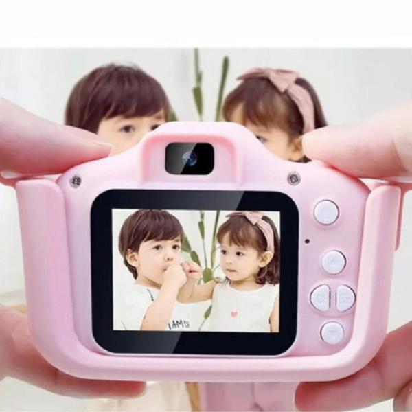 Imagem de Mini Camera Fotografica Infantil Digital Filmadora hd Jogo