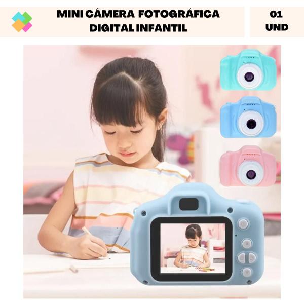 Imagem de Mini Câmera Fotogrática Infantil Digital - Fotos, Vídeos e Jogos