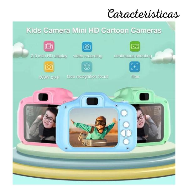 Imagem de Mini Câmera Fotogrática Infantil Digital - Fotos, Vídeos e Jogos