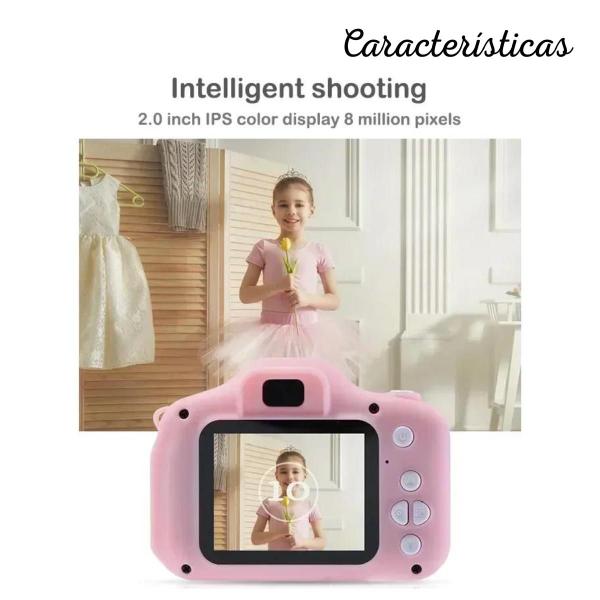 Imagem de Mini Câmera Fotogrática Infantil Digital - Fotos, Vídeos e Jogos