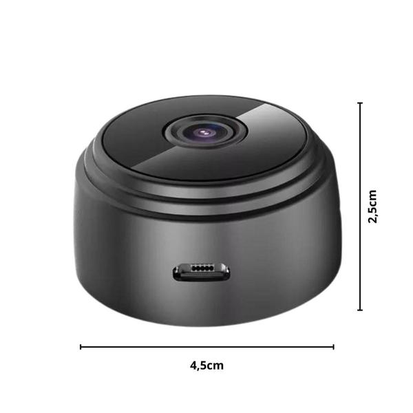 Imagem de Mini camera segurança espiã discreta movimento noturna wifi - Aces-9