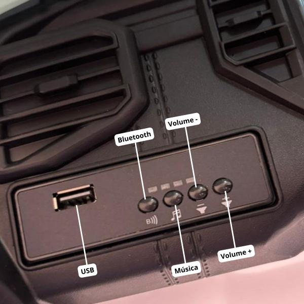 Mini Caminhonete Carro Elétrico Infantil Toyota Tundra Bateria 12V Vermelha Importway Bw-280vm Imagem de Mini Caminhonete Carro Elétrico Infantil Toyota Tundra Bateria 12V Vermelha Importway Bw-280vm
