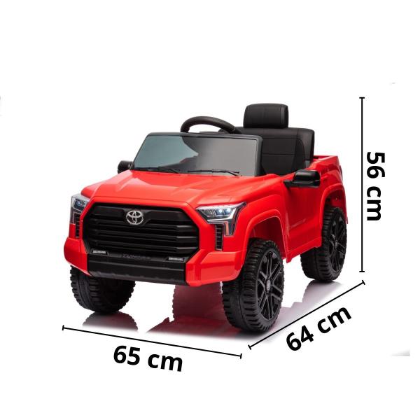 Mini Caminhonete Carro Elétrico Infantil Toyota Tundra Bateria 12V Vermelha Importway Bw-280vm Imagem de Mini Caminhonete Carro Elétrico Infantil Toyota Tundra Bateria 12V Vermelha Importway Bw-280vm