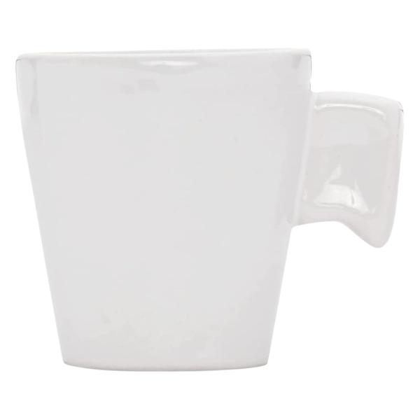 Imagem de Mini Caneca De Ceramica Com 6 Canecas Branca Mimo Style 80ml