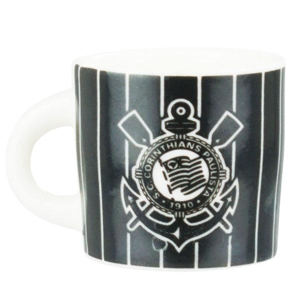 Mini Caneca Decorativa De Porcelana Corinthians - Taimes Imagem de Mini Caneca Decorativa De Porcelana Corinthians