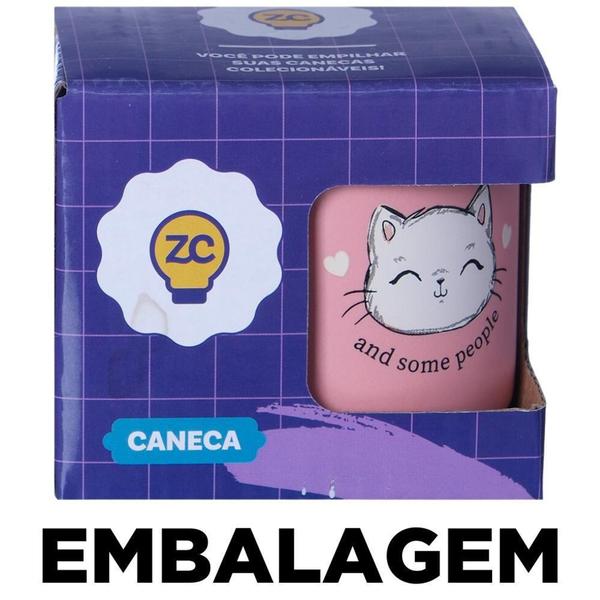 Imagem de Mini Caneca I Love Cats Gata Gatinha Bichinho Rosa  Zona Criativa