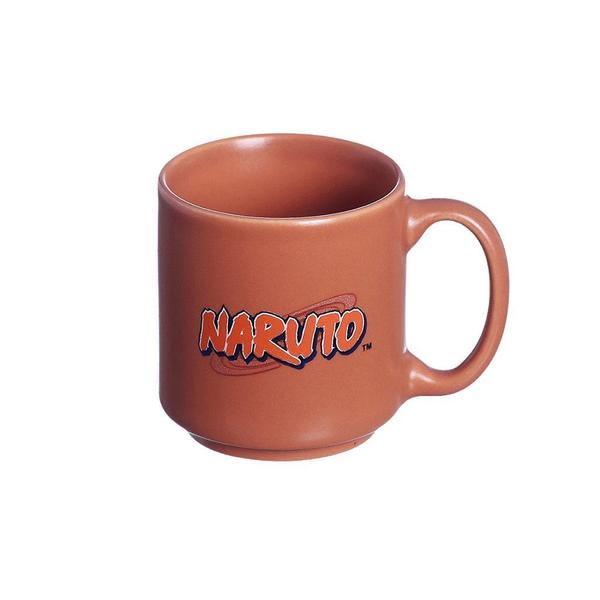 Imagem de Mini Caneca Naruto Konoha Empilhável Cerâmica Laranja 100ML Oficial VIZ