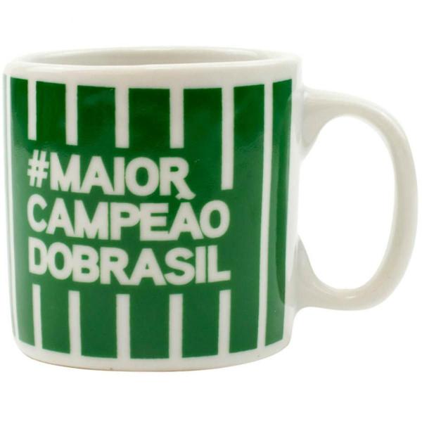 Imagem de Mini Caneca Palmeiras Porcelana 120ML Mileno 9x7cm