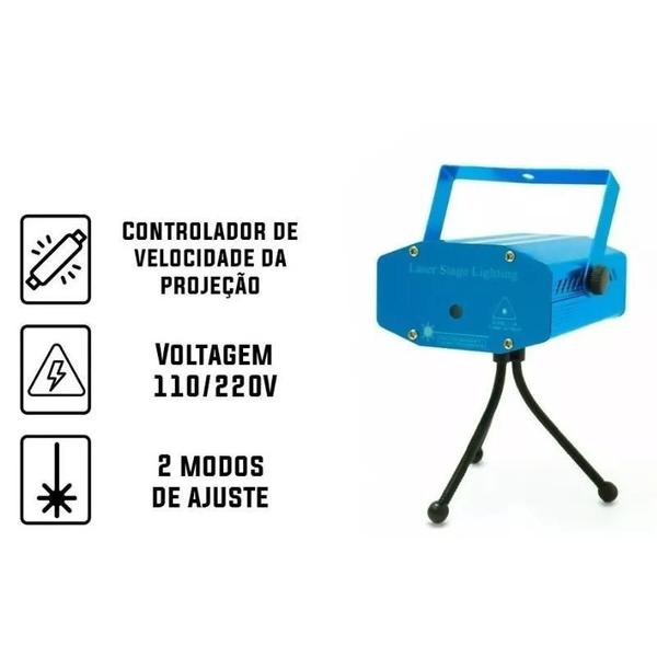 Imagem de Mini Canhão Laser Iluminação Para Festas 110V/220V