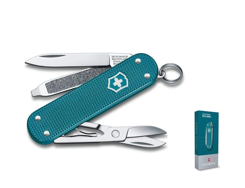 Imagem de Mini Canivete Suíço Classic Colors Alox 5 funções Wild Jungle Victorinox