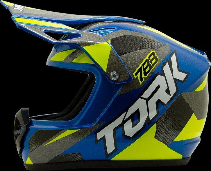 Imagem de Mini Capacete Pro Tork Edition Cross Brilhante