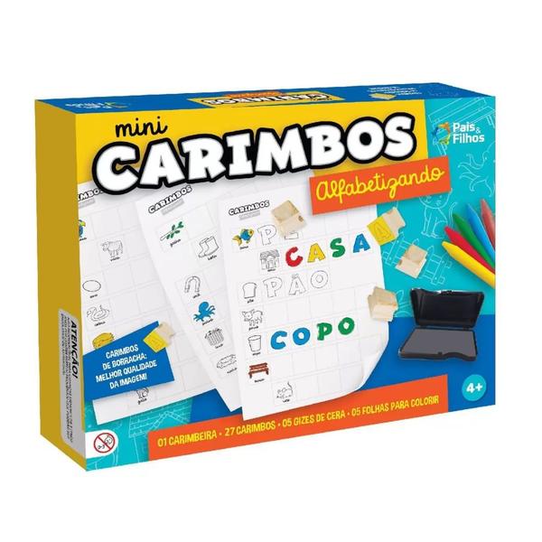 Imagem de Mini Carimbos Alfabetizados - Pais e Filhos