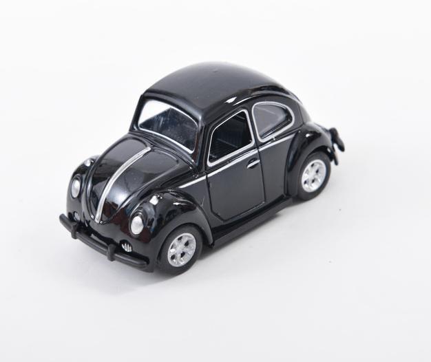 Imagem de Mini Carrinho de Metal - Hot Track Racing - Fusca Preto TERRACO