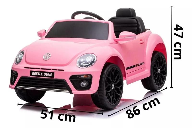 Imagem de Mini carro elétrico beetle fusca dune 6v até 30kg bw274