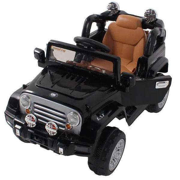 Imagem de Mini Carro Elétrico Bel Brink R/C Jipe Trilha Preto 12V 3+ 927607