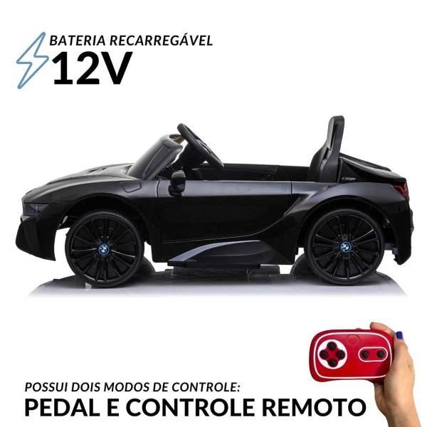 Imagem de Mini Carro Elétrico Importway 12V BMW I8 BW293PT Preto