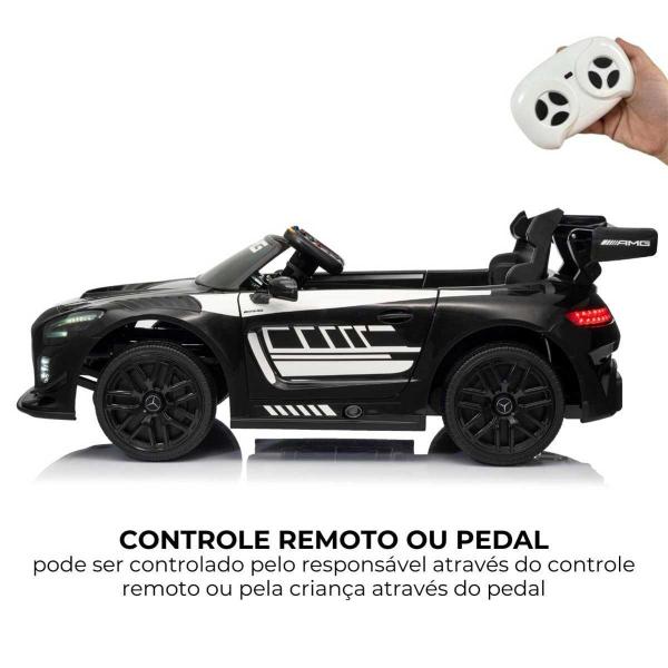 Imagem de Mini Carro Elétrico Importway 12V M. Benz GT3 BW313PT Preto