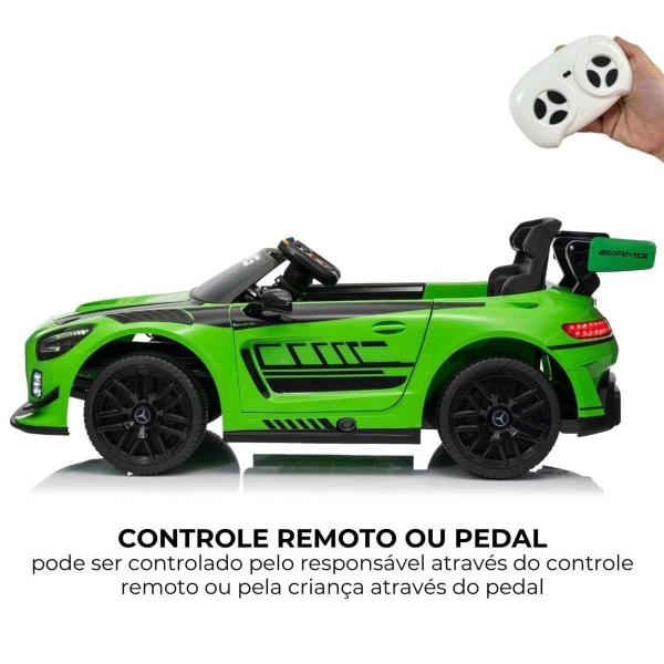 Imagem de Mini Carro Elétrico Importway 12V M. Benz GT3 BW313VD Verde