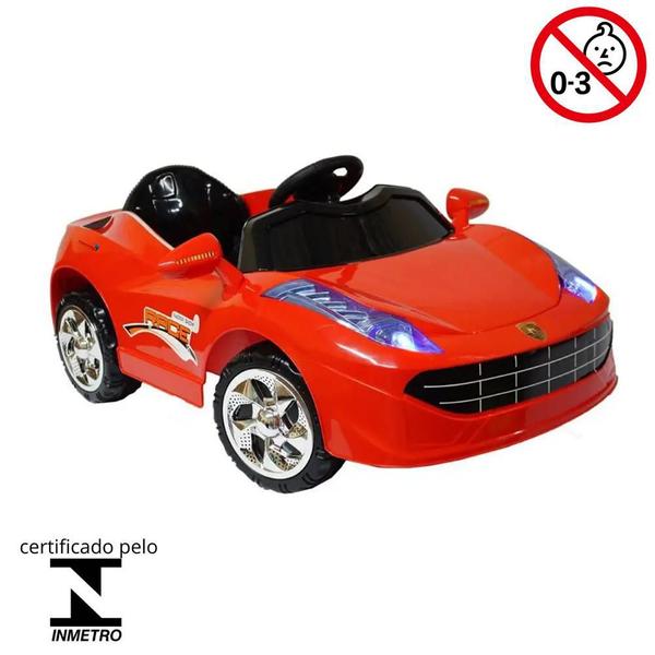 Mini Carro Elétrico Infantil 6v Importway Com Controle Vermelho Imagem de Mini Carro Elétrico Infantil 6v Importway Com Controle Vermelho