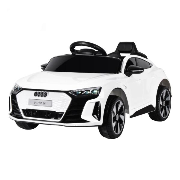 Imagem de Mini Carro Elétrico Infantil Audi Etron Gt Bateria 6V Branco Motorizado Controle Importway Bw-273br