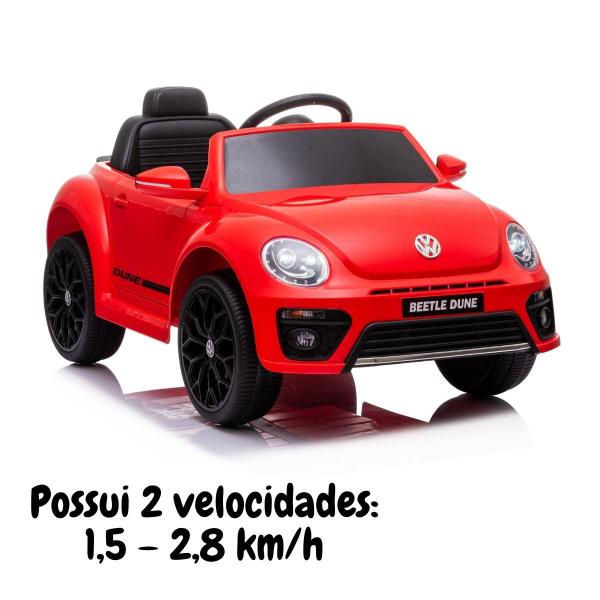 Imagem de Mini Carro Elétrico Infantil Beetle Dune BRANCO BW274BR IMPORTWAY