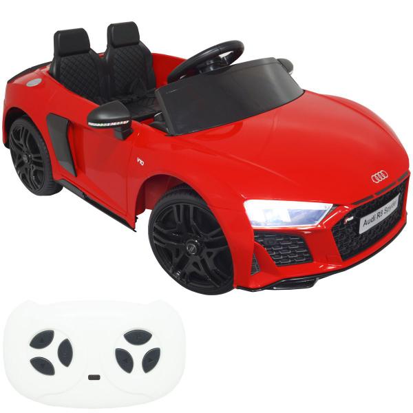 Imagem de Mini Carro Elétrico Infantil Criança 12V Audi R8 Spyder Controle Remoto Motorizado Brinqway BW-123