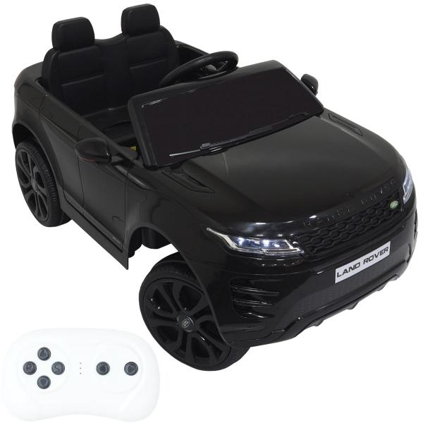 Imagem de Mini Carro Elétrico Infantil Criança 12V Land Rover Evoque Controle Remoto Preto Brinqway BW-128PT