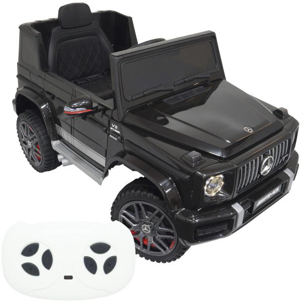 Imagem de Mini Carro Elétrico Infantil Criança 12V Mercedes G63 Amg Controle Remoto Motorizado Brinqway BW-124