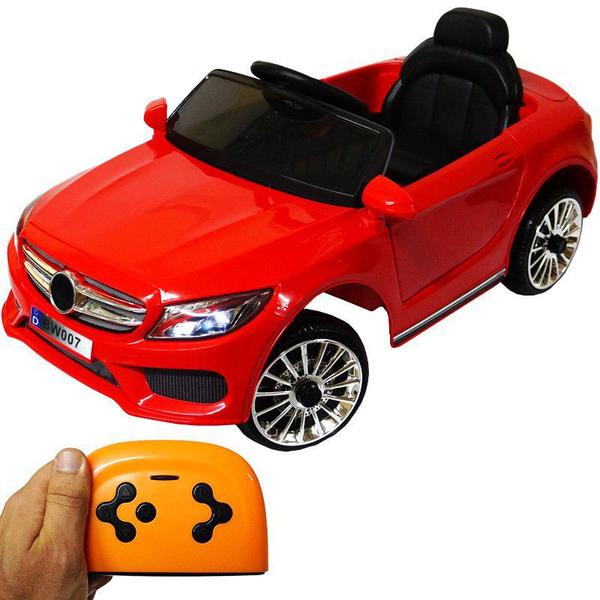 Imagem de Mini Carro Elétrico Infantil Criança 6V com Controle Remoto Importway Mercedes BW-007 Bivolt