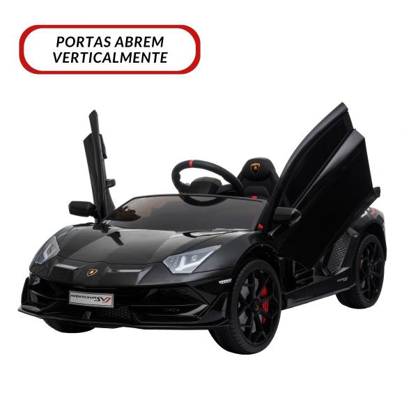 Imagem de Mini Carro Elétrico Infantil Lamborghini Aventador Svj 12V Controle Importway Bw303 Licenciado