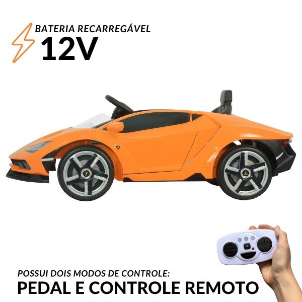 Imagem de Mini Carro Elétrico Infantil Lamborghini Centenari 12V Motorizado Controle Importway Bw305 Bateria