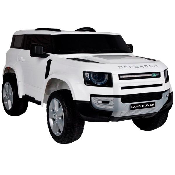 Mini Carro Elétrico Infantil Land Rover Defender Bateria 12V Branco Motorizado Importway Bw-271br Imagem de Mini Carro Elétrico Infantil Land Rover Defender Bateria 12V Branco Motorizado Importway Bw-271br