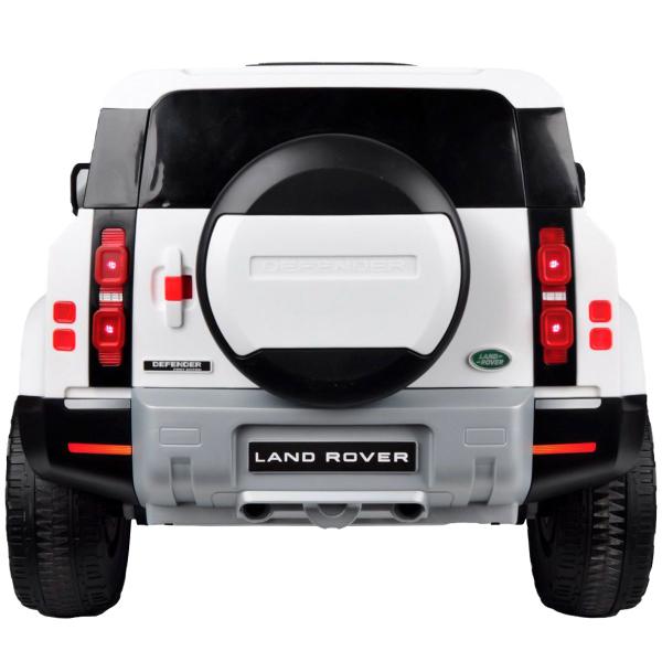 Mini Carro Elétrico Infantil Land Rover Defender Bateria 12V Branco Motorizado Importway Bw-271br Imagem de Mini Carro Elétrico Infantil Land Rover Defender Bateria 12V Branco Motorizado Importway Bw-271br