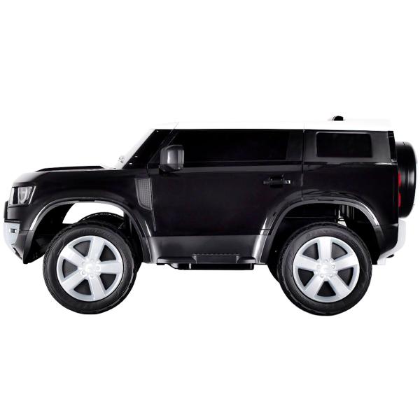 Imagem de Mini Carro Elétrico Infantil Land Rover Defender Bateria 12V Preto Motorizado Importway Bw-271pt